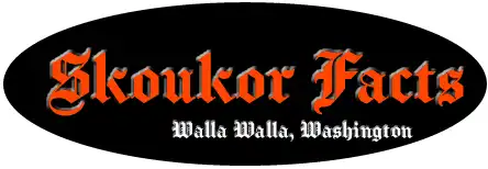 Skoukor Facts Logo found on every page header with the text: skoukor facts, walla walla, washington